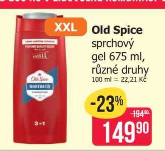 Old Spice sprchový gel 675 ml, různé druhy Teta drogerie