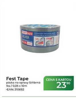 Fest Tape páska na opravy Stříbrná 1ks/0.05 x 10m