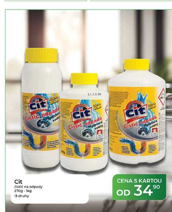 Cit čistič na odpady 270g 1kg