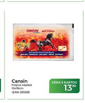 Cansin hřejivá náplast 10х18 cm