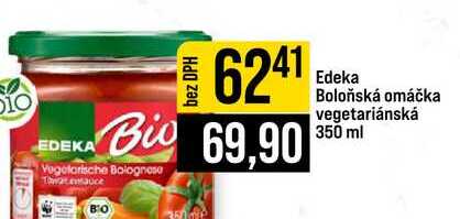 Edeka Boloňská omáčka vegetariánská 350 ml