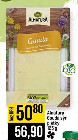 Alnatura Gouda sýr plátky 125 g