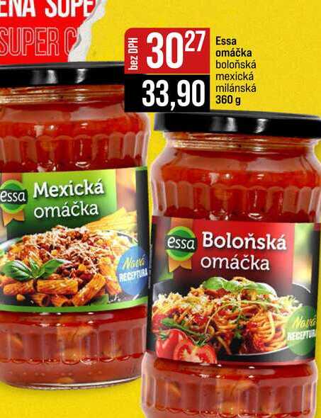 Essa omáčka boloňská mexická milánská 360 g