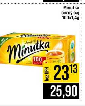 Minutka černý čaj 100x1,4g 