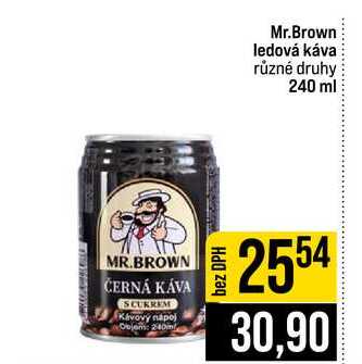 Mr.Brown ledová káva různé druhy 240 ml