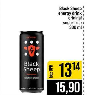 Black Sheep energy drink original sugar free 330 ml