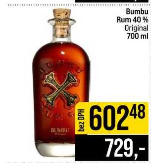 Bumbu Rum 40% Original 700 ml