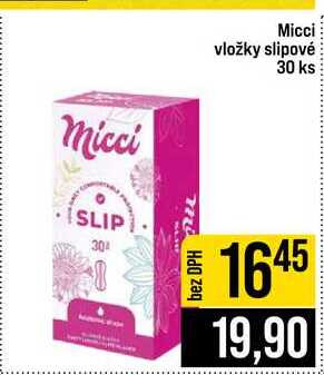 Micci vložky slipové 30 ks