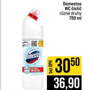 Domestos WC čistič různé druhy 750 ml JIP
