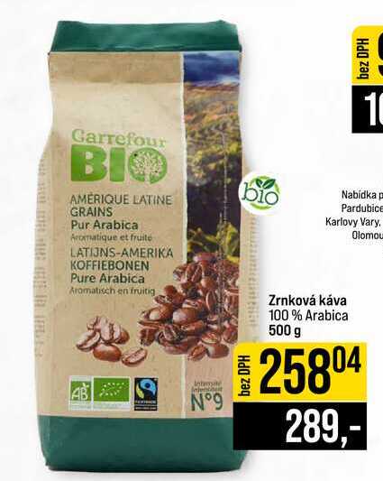 Zrnková káva 100% Arabica 500 g 