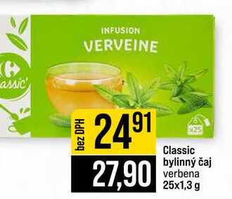 Classic bylinný čaj verbena 25x1,3 g