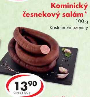 Kominický česnekový salám, 100 g