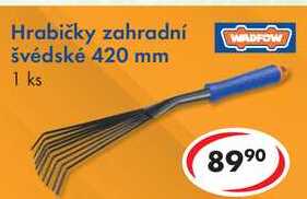Hrabičky zahradní švédské 420 mm