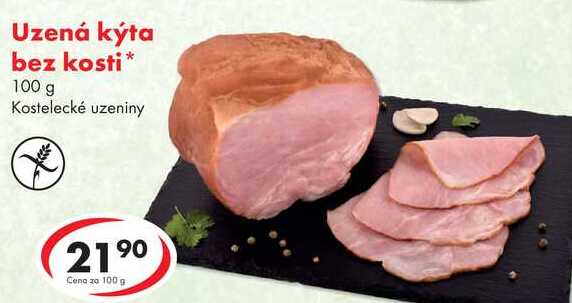 Uzená kýta bez kosti, 100 g