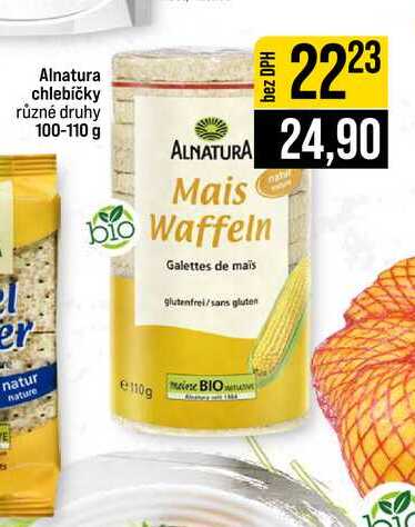 Alnatura chlebíčky různé druhy 100-110 g