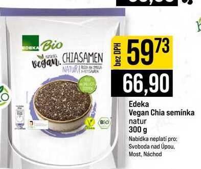 Edeka Vegan Chia semínka natur 300 g