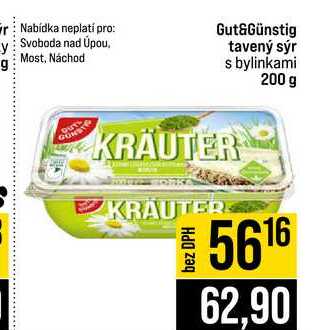 Gut&Günstig tavený sýr s bylinkami 200 g