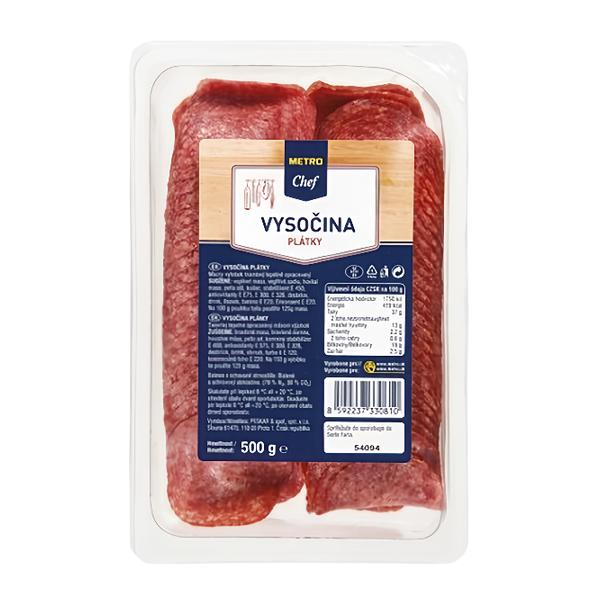 Metro Chef Vysočina plátky