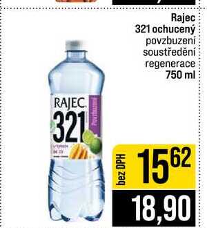 Rajec 321 ochucený povzbuzení soustředění regenerace 750 ml