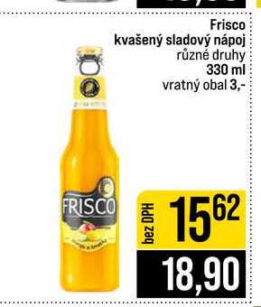Frisco kvašený sladový nápoj různé druhy 330 ml