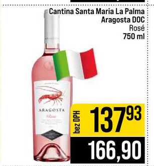 Cantina Santa Maria La Palma Aragosta DOC Rosé 750 ml