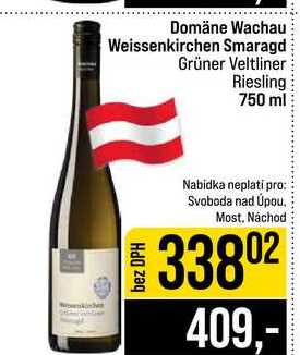 Domäne Wachau Weissenkirchen Smaragd Grüner Veltliner Riesling 750 ml
