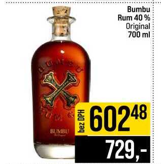 Bumbu Rum 40% Original 700 ml