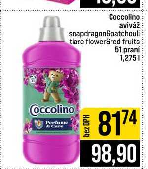 Coccolino aviváž snapdragon&patchouli tiare flower&red fruits 51 praní 1,275l