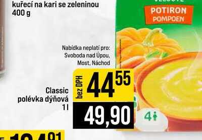 Classic polévka dýňová 1l