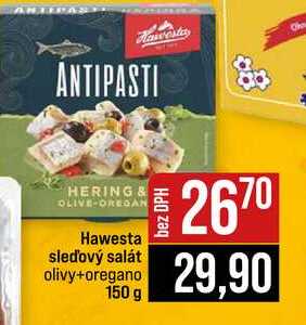 Hawesta sledový salát olivy+oregano 150 g