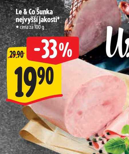 Le & Co Šunka nejvyšší jakosti