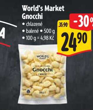 World's Market Gnocchi chlazené balené 500 g