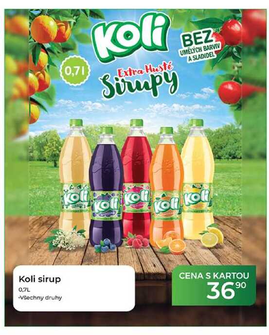 Koli Koli sirup 0,7 L