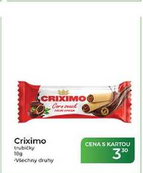 Criximo trubičky 18g