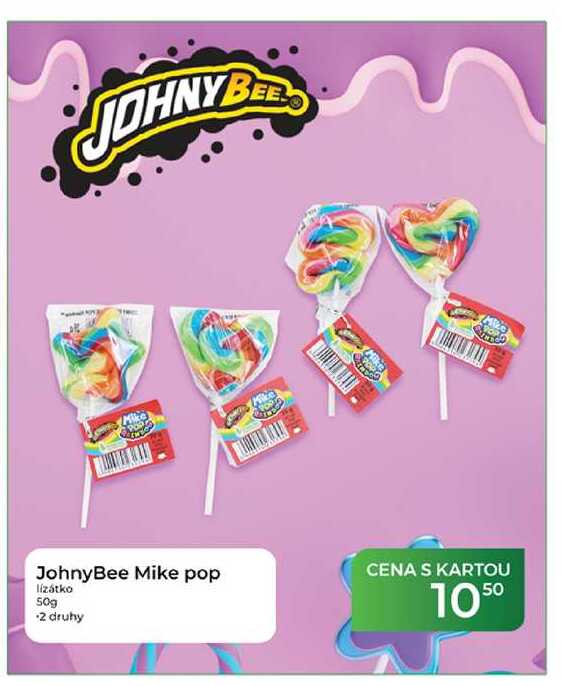 JohnyBee Mike pop lízátko 50g