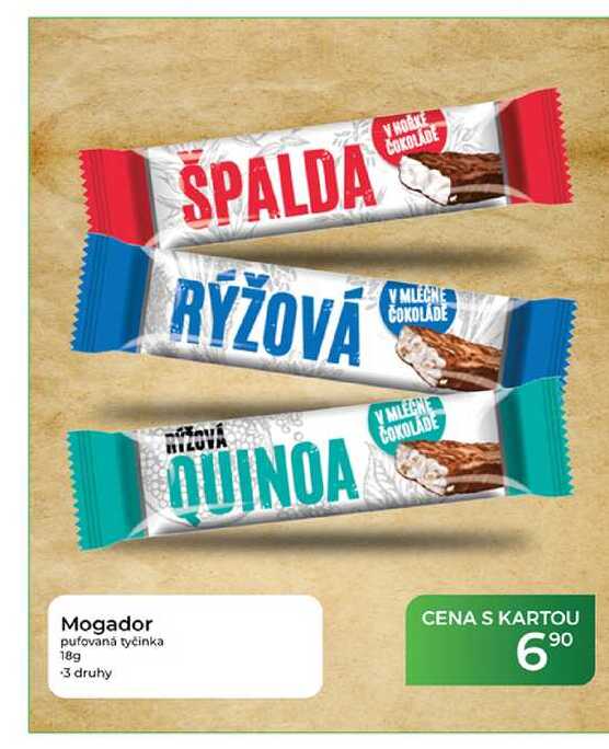 Mogador pufovaná tyčinka 18 g
