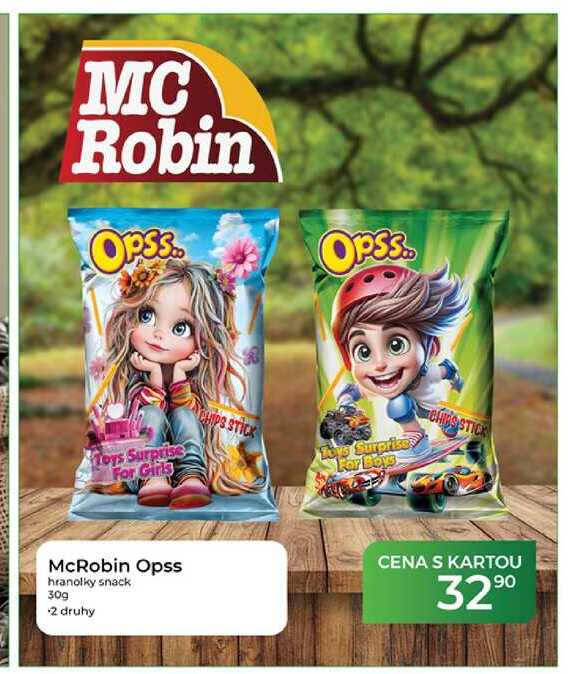 McRobin Opss hranolky snack 30g