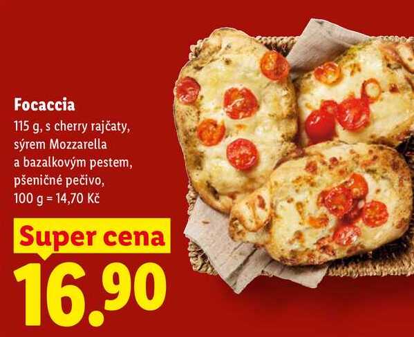 Focaccia, 115 g
