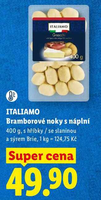 ITALIAMO Bramborové noky s náplní, 400 g