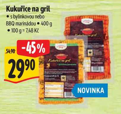 Kukuřice na gril, 400 g