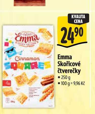 Emma Skořicové čtverečky 250 g
