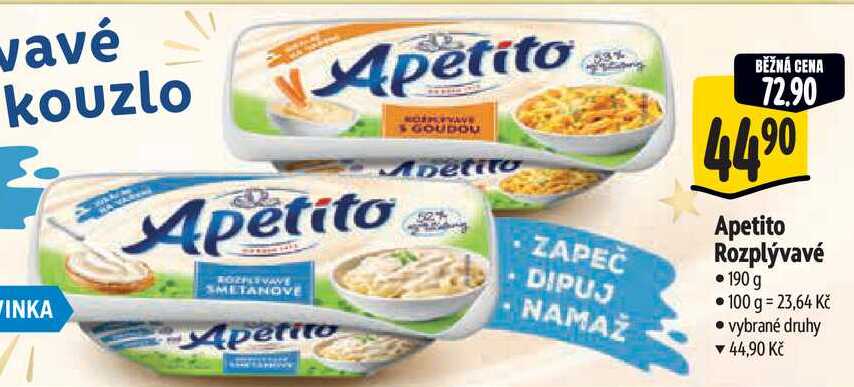 Apetito Rozplývavé, 190 g