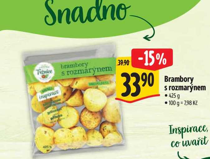   Brambory s rozmarýnem   425 g 