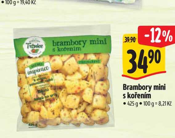 Brambory mini s kořením 425 g