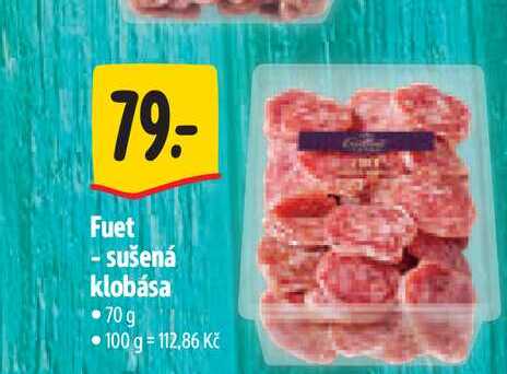 Fuet - sušená klobása 70 g