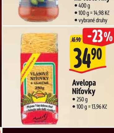Avelopa Niťovky 250 g