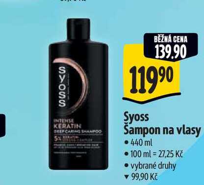 Syoss Sampon na vlasy 440 ml