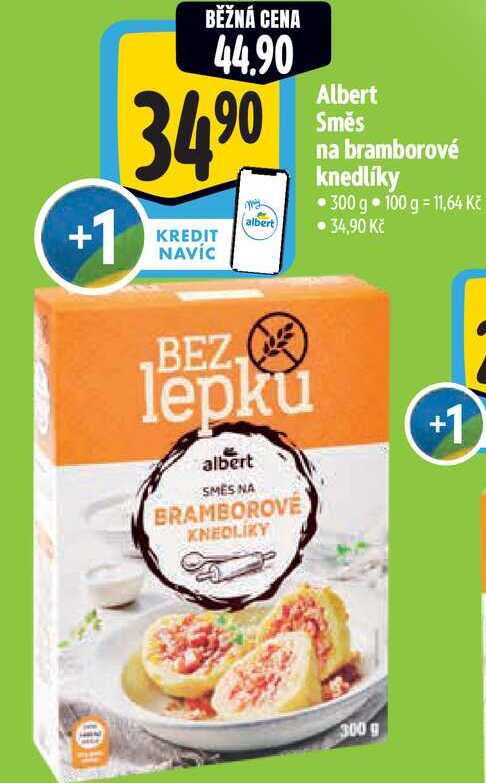 Albert Směs na bramborové knedlíky 300 g