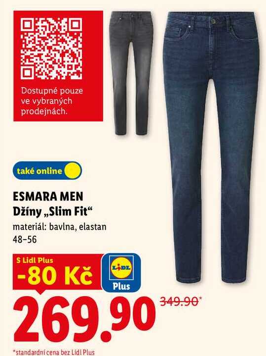ESMARA MEN Džíny „Slim Fit❝