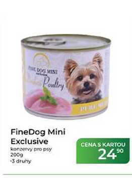 FineDog Mini Exclusive konzervy pro psy 200 g